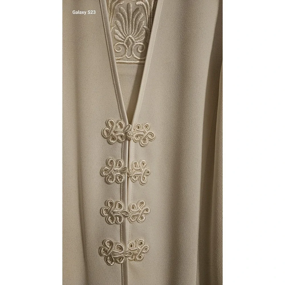 Ursula‎ of Switzerland Ivory Long Dress & Jacket Mother Of The Bride Size 4 USA